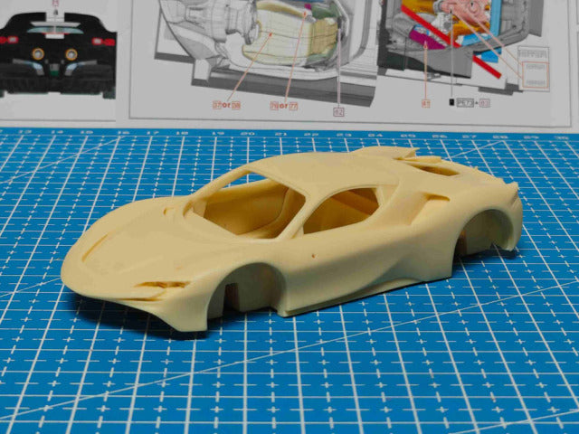Alpha Model AM43-0005 1/43 Ferrari SF90 Resin Model Kit - image 18