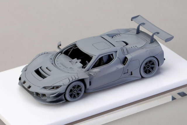 Alpha Model AM43-0009B 1/43 Ferrari 296 GT3 Ver.B AF Corse Francorchamps Motors Resin Model Kit - image 2