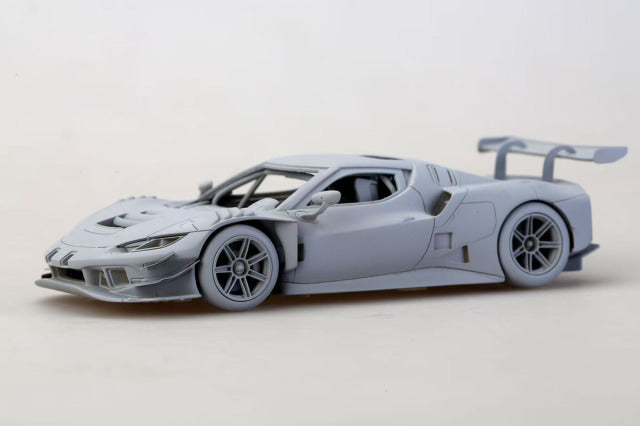 Alpha Model AM43-0009B 1/43 Ferrari 296 GT3 Ver.B AF Corse Francorchamps Motors Resin Model Kit - image 6