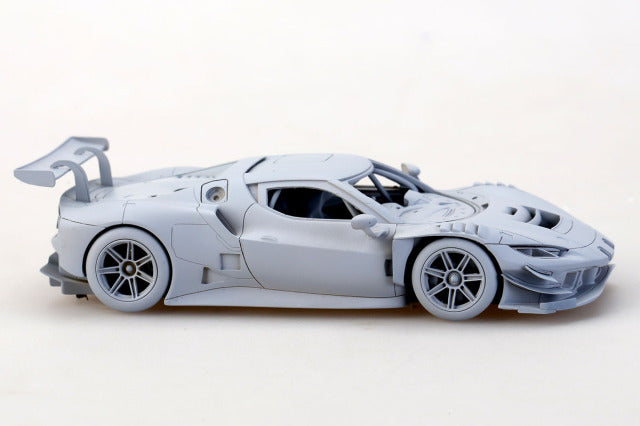 Alpha Model AM43-0009B 1/43 Ferrari 296 GT3 Ver.B AF Corse Francorchamps Motors Resin Model Kit - image 7