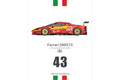 Alpha Model AM43-0009B 1/43 Ferrari 296 GT3 Ver.B AF Corse Francorchamps Motors Resin Model Kit - image 1