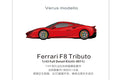 Alpha Model AM43-0011 1/43 Ferrari F8 Resin Model Kit - image 1