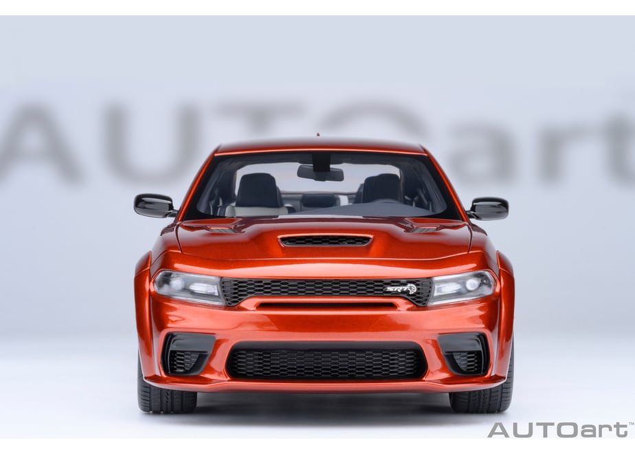 AUTOart 71755 1/18 Dodge Charger SRT Hellcat Redeye Jailbreak Sinamon Stick Metallic Orange - view 06
