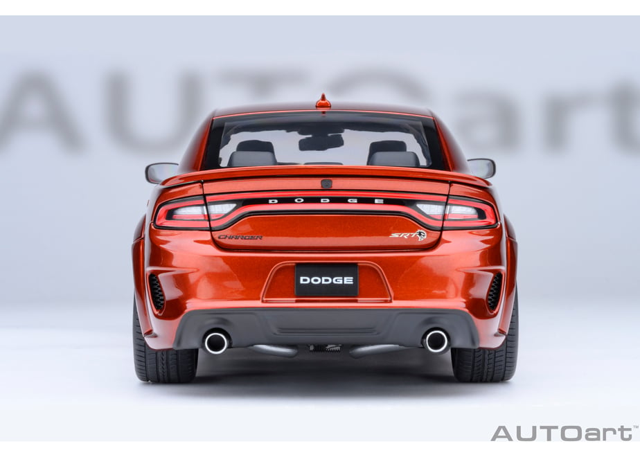 AUTOart 71755 1/18 Dodge Charger SRT Hellcat Redeye Jailbreak Sinamon Stick Metallic Orange - view 07