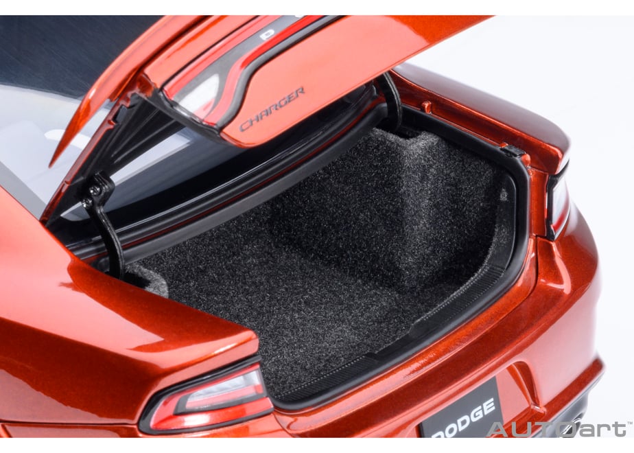 AUTOart 71755 1/18 Dodge Charger SRT Hellcat Redeye Jailbreak Sinamon Stick Metallic Orange - view 14