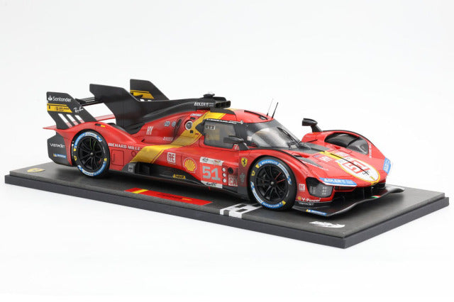 BBR Models BBR1219DIRTY 1/12 Ferrari 499P Le Mans 2023 n.51 Winner Dirty ver. Limited 299pcs - image 2