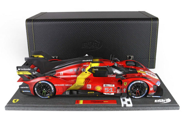 BBR Models BBR1219DIRTY 1/12 Ferrari 499P Le Mans 2023 n.51 Winner Dirty ver. Limited 299pcs - image 8