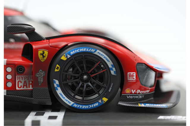 BBR Models BBR1219DIRTY 1/12 Ferrari 499P Le Mans 2023 n.51 Winner Dirty ver. Limited 299pcs - image 6