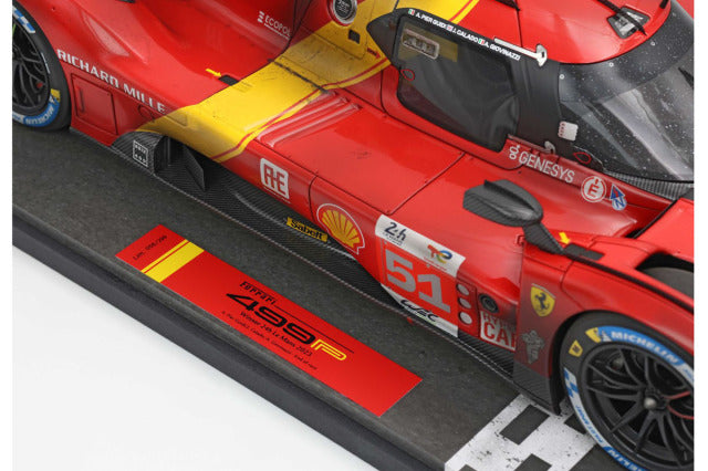 BBR Models BBR1219DIRTY 1/12 Ferrari 499P Le Mans 2023 n.51 Winner Dirty ver. Limited 299pcs - image 7