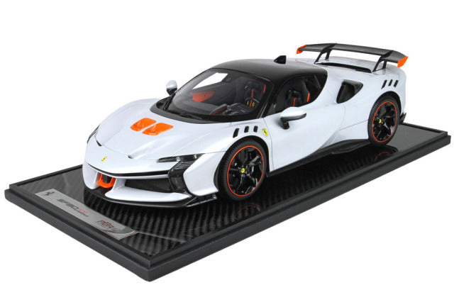 BBR Models BBR1220A 1/12 Ferrari SF90XX Stradale Bianco Artico Limited 49pcs - image 1