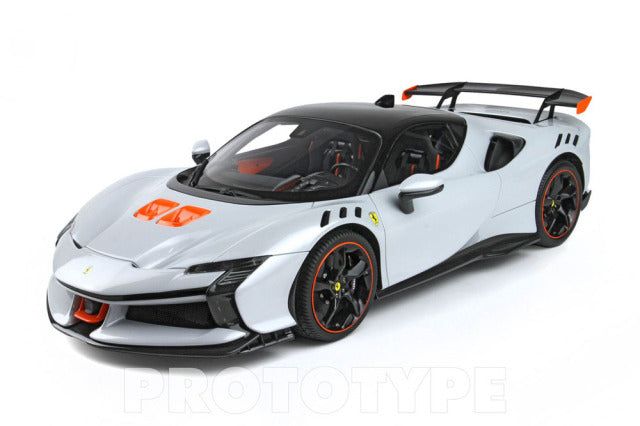 BBR Models BBR1220A 1/12 Ferrari SF90XX Stradale Bianco Artico Limited 49pcs - image 3