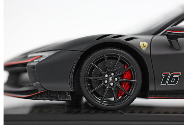 BBR Models BBR1220CL 1/12 Ferrari SF90XX Stradale #16 Matt Black - image 3