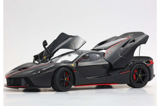 BBR BBR182239A 1/18 La Ferrari Matt Black / Red Stripe Limited 200pcs （with Display Case） - image 3