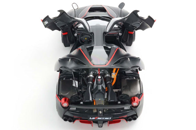BBR BBR182239A 1/18 La Ferrari Matt Black / Red Stripe Limited 200pcs （with Display Case） - image 6