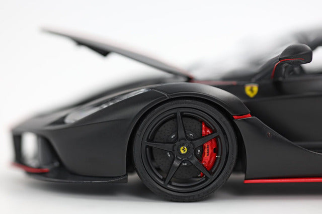 BBR BBR182239A 1/18 La Ferrari Matt Black / Red Stripe Limited 200pcs （with Display Case） - image 8
