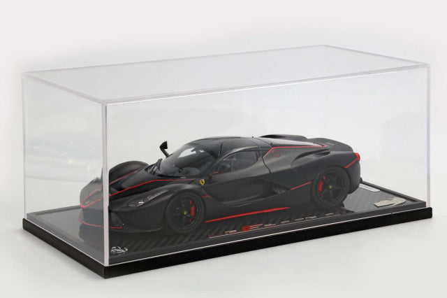 BBR BBR182239A 1/18 La Ferrari Matt Black / Red Stripe Limited 200pcs （with Display Case） - image 9