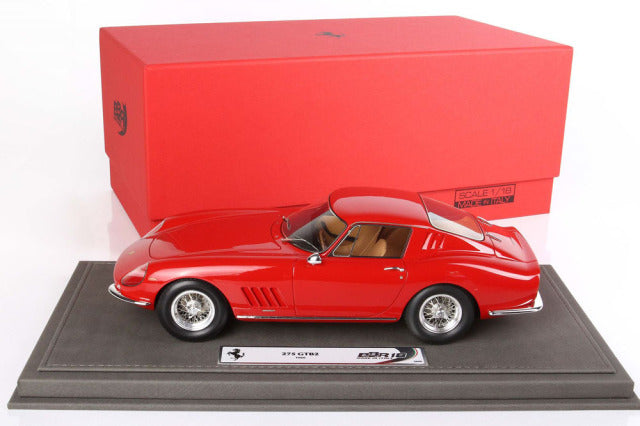 BBR Models BBR1823BV 1/18 Ferrari 275 GTB2 1966 Red Resin Limited 90pcs - photo 8