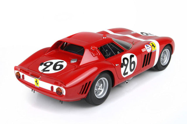 BBR Models BBR1846C 1/18 Ferrari 250 GTO 24H Le Mans 1964 S/N 5571 GT n.26 (with Display Case) - image 5