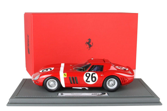 BBR Models BBR1846C 1/18 Ferrari 250 GTO 24H Le Mans 1964 S/N 5571 GT n.26 (with Display Case) - image 7