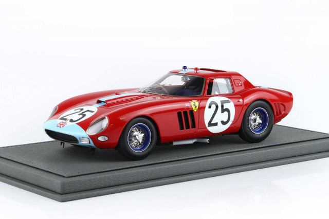 BBR Models BBR1846D 1/18 Ferrari 250 GTO 24H Le Mans 1964 S/N 5571 GT n.25 Limited 99pcs (with Display Case) - image 1