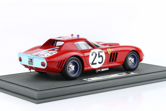 BBR Models BBR1846D 1/18 Ferrari 250 GTO 24H Le Mans 1964 S/N 5571 GT n.25 Limited 99pcs (with Display Case) - image 2