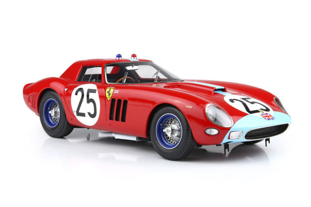 BBR Models BBR1846D 1/18 Ferrari 250 GTO 24H Le Mans 1964 S/N 5571 GT n.25 Limited 99pcs (with Display Case) - image 3