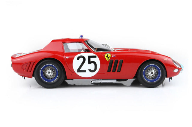 BBR Models BBR1846D 1/18 Ferrari 250 GTO 24H Le Mans 1964 S/N 5571 GT n.25 Limited 99pcs (with Display Case) - image 4