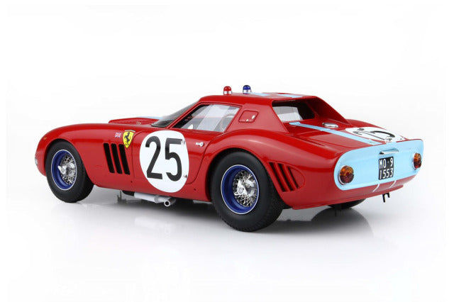BBR Models BBR1846D 1/18 Ferrari 250 GTO 24H Le Mans 1964 S/N 5571 GT n.25 Limited 99pcs (with Display Case) - image 5