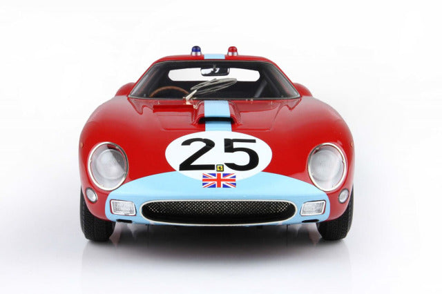 BBR Models BBR1846D 1/18 Ferrari 250 GTO 24H Le Mans 1964 S/N 5571 GT n.25 Limited 99pcs (with Display Case) - image 6