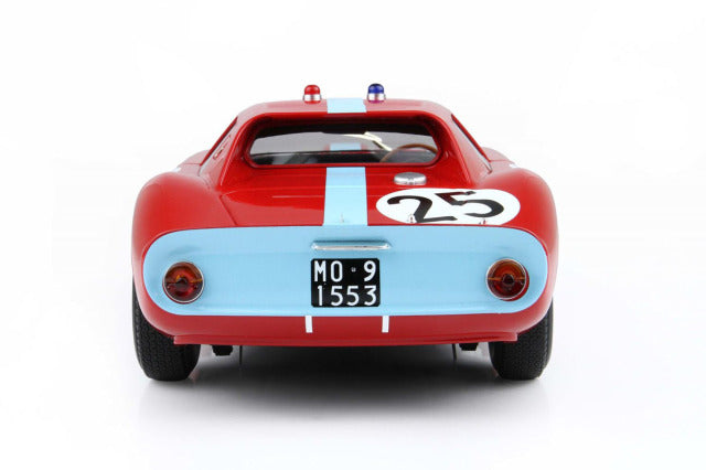 BBR Models BBR1846D 1/18 Ferrari 250 GTO 24H Le Mans 1964 S/N 5571 GT n.25 Limited 99pcs (with Display Case) - image 7