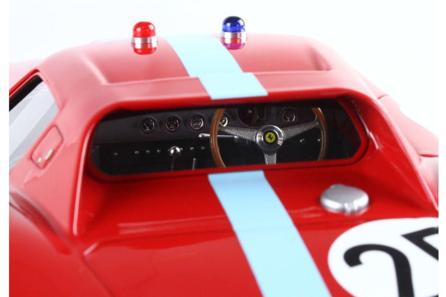 BBR Models BBR1846D 1/18 Ferrari 250 GTO 24H Le Mans 1964 S/N 5571 GT n.25 Limited 99pcs (with Display Case) - image 8