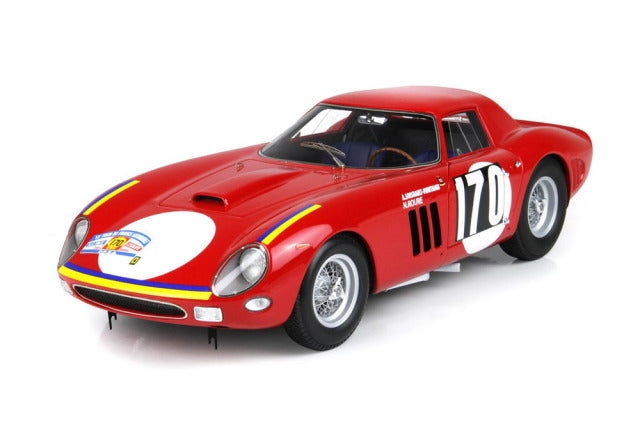 BBR Models BBR1846F 1/18 Ferrari 250 GTO Tour De France 1964 Car n.170 (with Display Case) - image 3