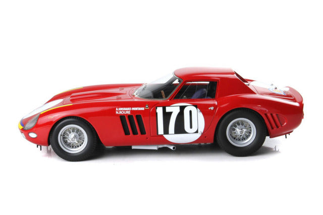 BBR Models BBR1846F 1/18 Ferrari 250 GTO Tour De France 1964 Car n.170 (with Display Case) - image 4
