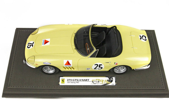 BBR Models BBR1847V 1/18 Ferrari 275 GTS 4 Nart Sebring 1967 Limited 200pcs (with Display Case) - image 2