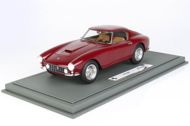 BBR Models BBR1851DV 1/18 Ferrari 250 GT Berlinetta Passo Corto Dark Red Crayon Limited 200pcs (with Display Case) - image 1