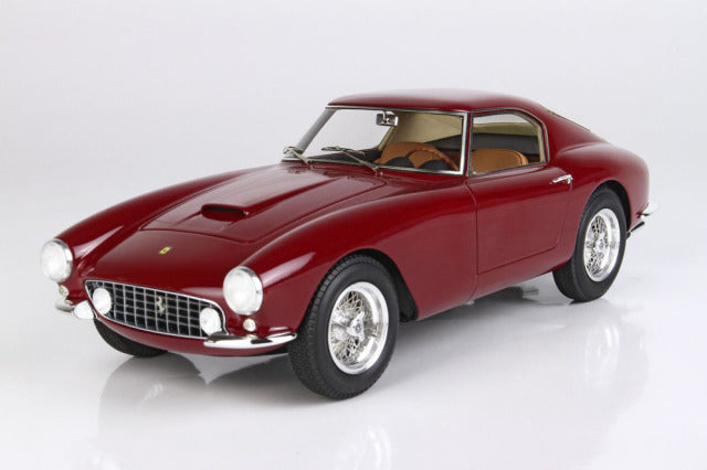 BBR Models BBR1851DV 1/18 Ferrari 250 GT Berlinetta Passo Corto Dark Red Crayon Limited 200pcs (with Display Case) - image 3