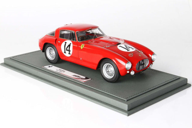 BBR Models BBR1852CV 1/18 Ferrari 340 MM S/N 0322 24h Le Mans 1953 n.14 Limited 250pcs (with Display Case) - image 1