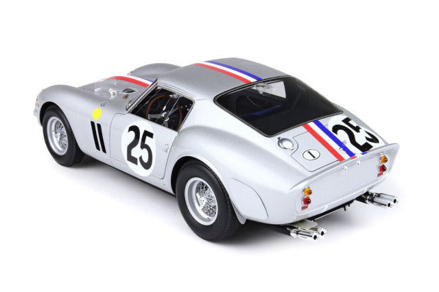 BBR Models BBR1857V 1/18 Ferrari 250 GTO Le Mans 1962 n.25 Limited 90pcs (with Display Case) - image 5