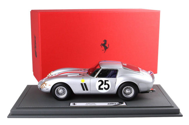 BBR Models BBR1857V 1/18 Ferrari 250 GTO Le Mans 1962 n.25 Limited 90pcs (with Display Case) - image 8
