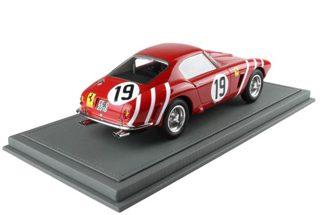 BBR Models BBR1861EV 1/18 Ferrari 250 SWB 24H Le Mans 1960 n.19 Hugus / Pabst Limited 200pcs (with Display Case) - image 2