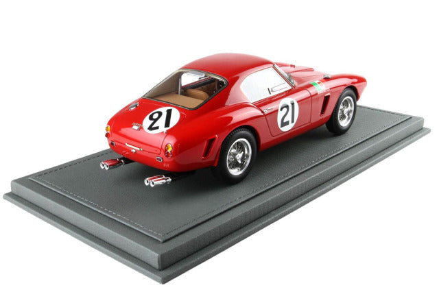 BBR Models BBR1861FV 1/18 Ferrari 250 SWB 24H Le Mans 1960 n.21 Beulys / Bianchi Limited 200pcs (with Display Case) - image 2