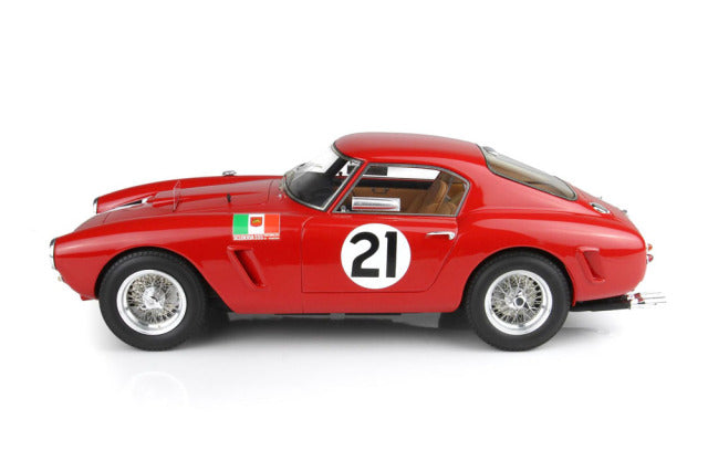BBR Models BBR1861FV 1/18 Ferrari 250 SWB 24H Le Mans 1960 n.21 Beulys / Bianchi Limited 200pcs (with Display Case) - image 4