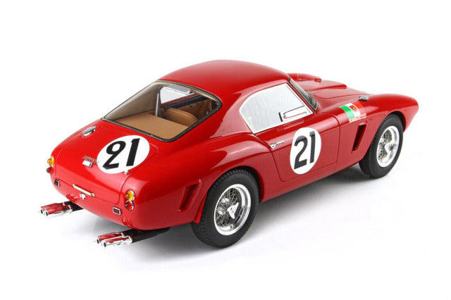 BBR Models BBR1861FV 1/18 Ferrari 250 SWB 24H Le Mans 1960 n.21 Beulys / Bianchi Limited 200pcs (with Display Case) - image 5