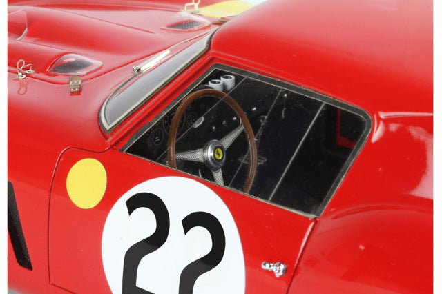 BBR Models BBR1862V 1/18 Ferrari 250 GTO Le Mans 1962 n.22 Limited 200pcs (with Display Case) - image 8
