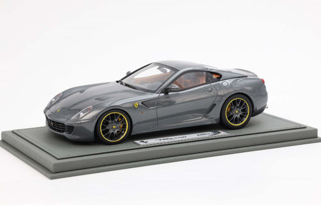 BBR Models BBR1871CV 1/18 Ferrari 599 GTB Fiorano 2006 Automatic Gear Silverstone Grey -Cuoio interior Limited 36pcs (with Display Case) - image 1