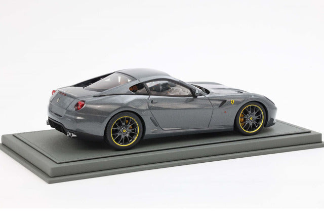 BBR Models BBR1871CV 1/18 Ferrari 599 GTB Fiorano 2006 Automatic Gear Silverstone Grey -Cuoio interior Limited 36pcs (with Display Case) - image 2