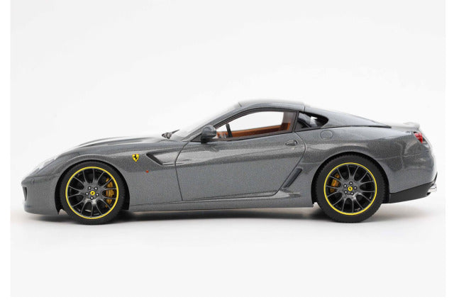 BBR Models BBR1871CV 1/18 Ferrari 599 GTB Fiorano 2006 Automatic Gear Silverstone Grey -Cuoio interior Limited 36pcs (with Display Case) - image 4