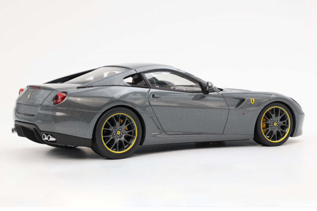 BBR Models BBR1871CV 1/18 Ferrari 599 GTB Fiorano 2006 Automatic Gear Silverstone Grey -Cuoio interior Limited 36pcs (with Display Case) - image 5