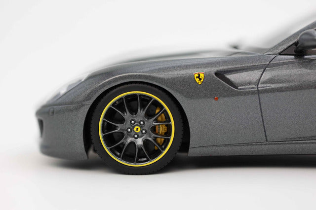 BBR Models BBR1871CV 1/18 Ferrari 599 GTB Fiorano 2006 Automatic Gear Silverstone Grey -Cuoio interior Limited 36pcs (with Display Case) - image 7