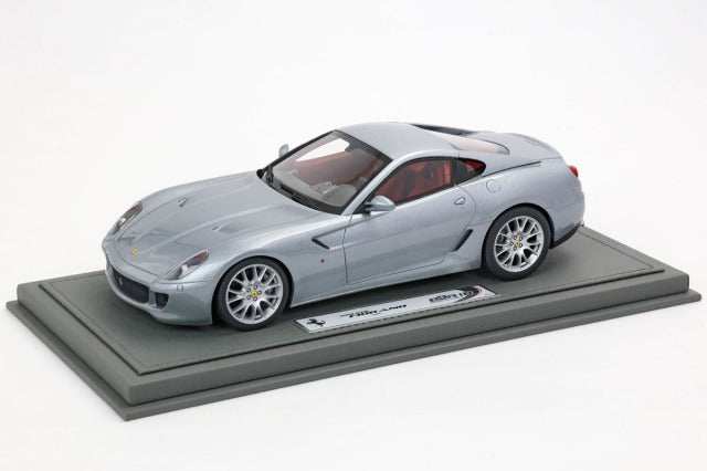 BBR Models BBR1871C1V 1/18 Ferrari 599 GTB Fiorano 2006 Automatic Gear Titanium Grey -Bordeaux Interior Limited 72pcs (with Display Case) - image 1